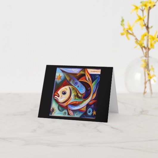 Pisces 8 kaart (Gele Bloem)