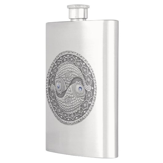 Pisces 8 oz. Heupflesje (Links)