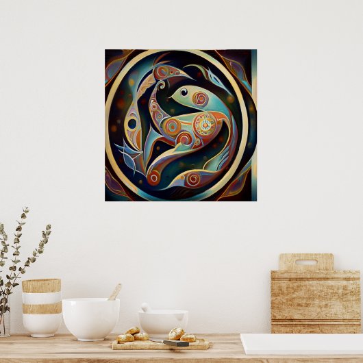 Pisces 9 poster (Keuken)