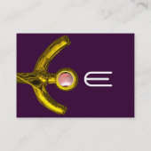 PISCES ABSTRACT, Pearl paars geel roze grijs Visitekaartje (Achterkant)