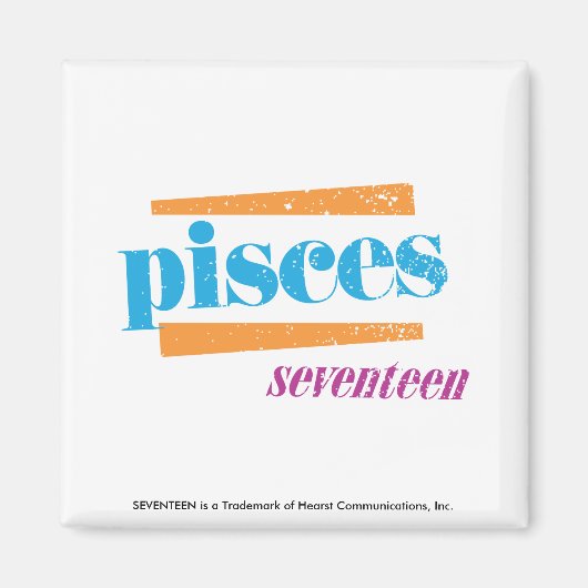 Pisces Aqua Magneet (Voorkant)