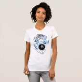 Pisces Art Deco Lady T-shirt (Voorkant volledig)