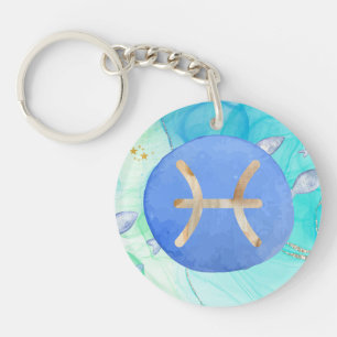 Pisces Astrologie Zodiac Sleutelhanger – Droomers