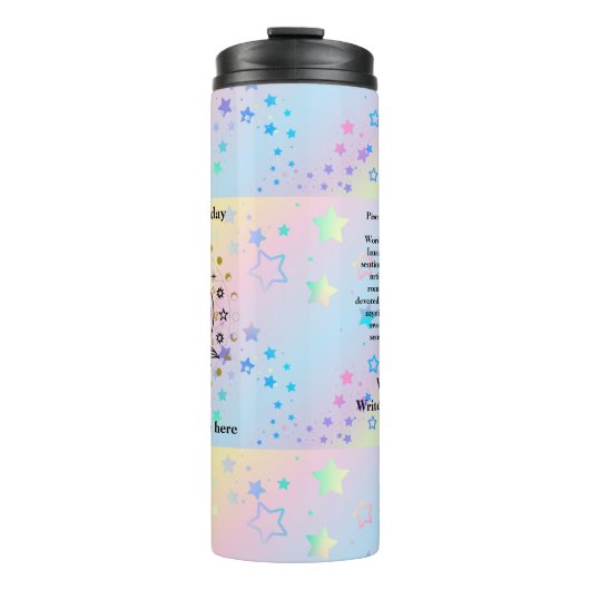 Pisces Astrology Birthday feb 19-maart 20 Thermosbeker (Voorkant)