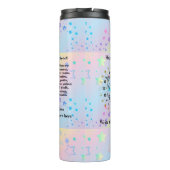 Pisces Astrology Birthday feb 19-maart 20 Thermosbeker (Achterkant)