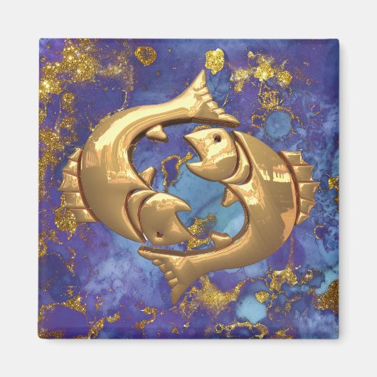 Pisces Astrology Magnet (Voorkant)