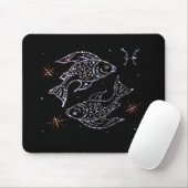 Pisces Astrology Mousepad Muismat (Met muis)