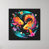 Pisces Astrology Sign Canvas Afdruk (Voorkant)