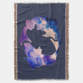 Pisces Astrology Sign Deken (Voorkant Verticaal)