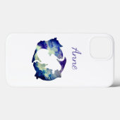 Pisces Astrology Sign Personalized Case-Mate iPhone Case (Achterkant (horizontaal))