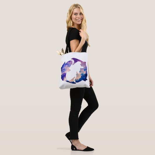 Pisces Astrology Sign Tote Bag (Op model)