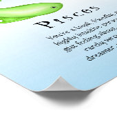 Pisces Astrology Zodiac Fish Sign Poster (Hoek)