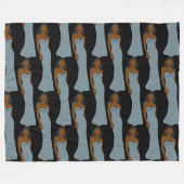 Pisces Astrology Zodiac Fleece Deken (Voorkant (Horizontaal))