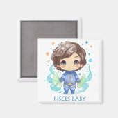 Pisces Baby 3 Magneet (Voorkant / Achterkant)