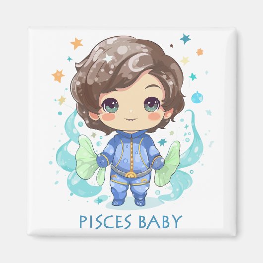 Pisces Baby 3 Magneet (Voorkant)