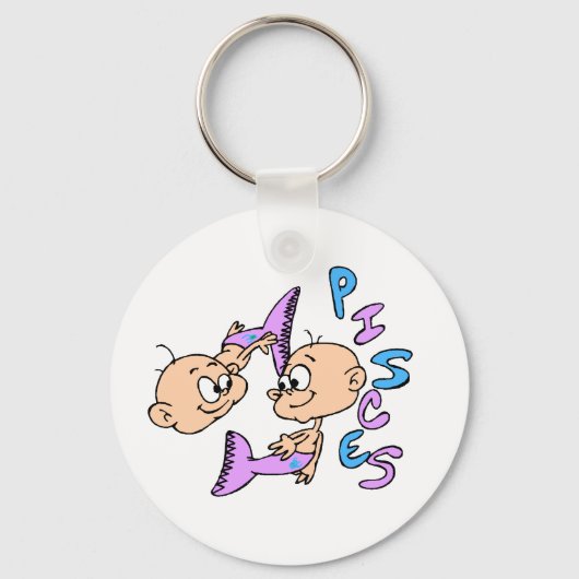 Pisces Baby Fish Sleutelhanger (Voorkant)