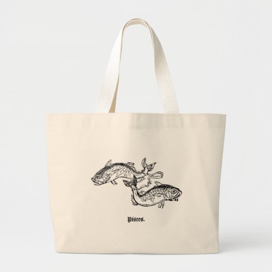 Pisces Bag Grote Tote Bag (Voorkant)