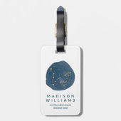 Pisces Bagagelabel (Achterkant verticaal)