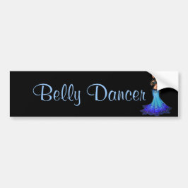 Pisces Belly Dancer Art Bumpersticker