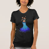 Pisces Belly Dancer Art T-shirt (Voorkant)