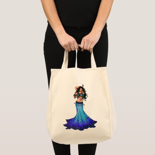 Pisces Belly Dancer Art Tote Bag (Voorkant (product))