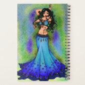 Pisces belly Dancer Astrology Sign Belly Dancing Planner (Achterkant)