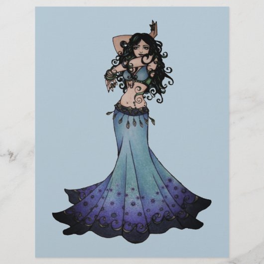 Pisces Belly Dancer Flyer (Achterkant)