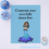 Pisces Belly Dancer Flyer (Enkel)