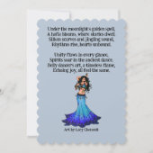 Pisces Belly Dancer Kaart (Voorkant)