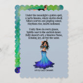 Pisces Belly Dancer Kaart (Voorkant / Achterkant)