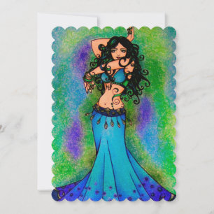 Pisces Belly Dancer Kaart