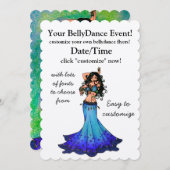 Pisces Belly Dancer Kaart (Voorkant / Achterkant)