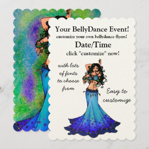 Pisces Belly Dancer Kaart