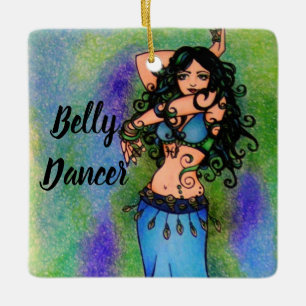Pisces Belly Dancer Keramisch Ornament