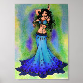 Pisces Belly Dancer Poster (Voorkant)