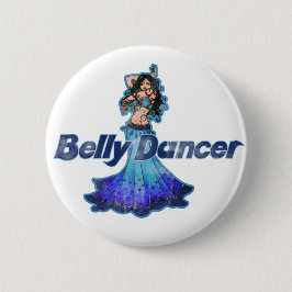 Pisces  Belly Dancer Ronde Button 5,7 Cm