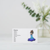 Pisces Belly Dancer Visitekaartjes (Staand voorkant)