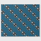 Pisces Birth Sign Celtic Knot Zodiac Paper Cadeaupapier