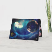 Pisces Birthday Kaart (Achterkant)