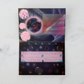 Pisces Birthday Kaart (Binnen)