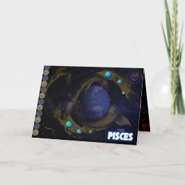 Pisces Birthday Kaart