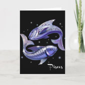 Pisces Birthday Kaart (Voorkant)