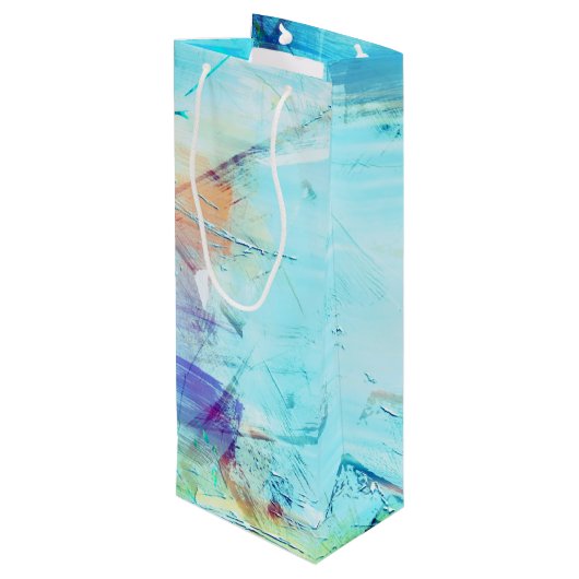 Pisces Birthday Wine Gift Bag Wijn Cadeautas (Achterkant Gekanteld)