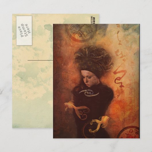 Pisces Briefkaart (Voorkant / Achterkant)