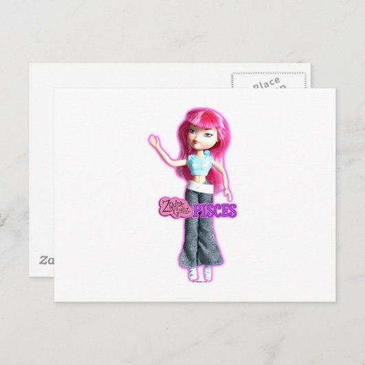 Pisces Briefkaart (Voorkant / Achterkant)