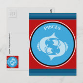 Pisces Briefkaart (Voorkant / Achterkant)
