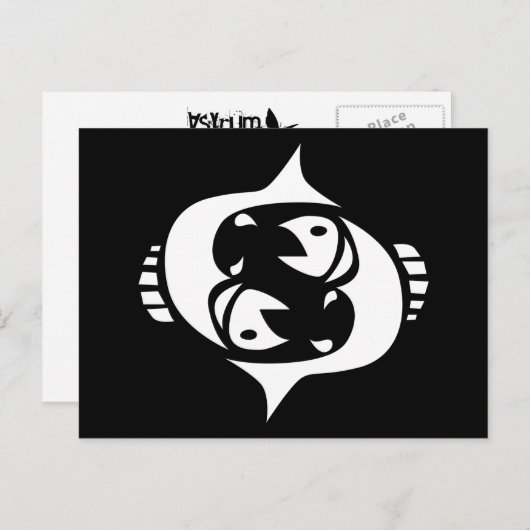 pisces briefkaart (Voorkant / Achterkant)