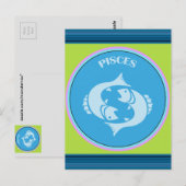 Pisces Briefkaart (Voorkant / Achterkant)