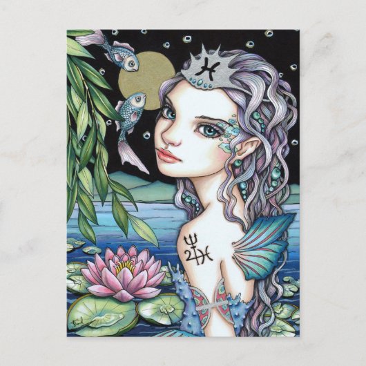 Pisces Briefkaart (Voorkant)