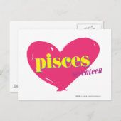 Pisces Briefkaart (Voorkant / Achterkant)